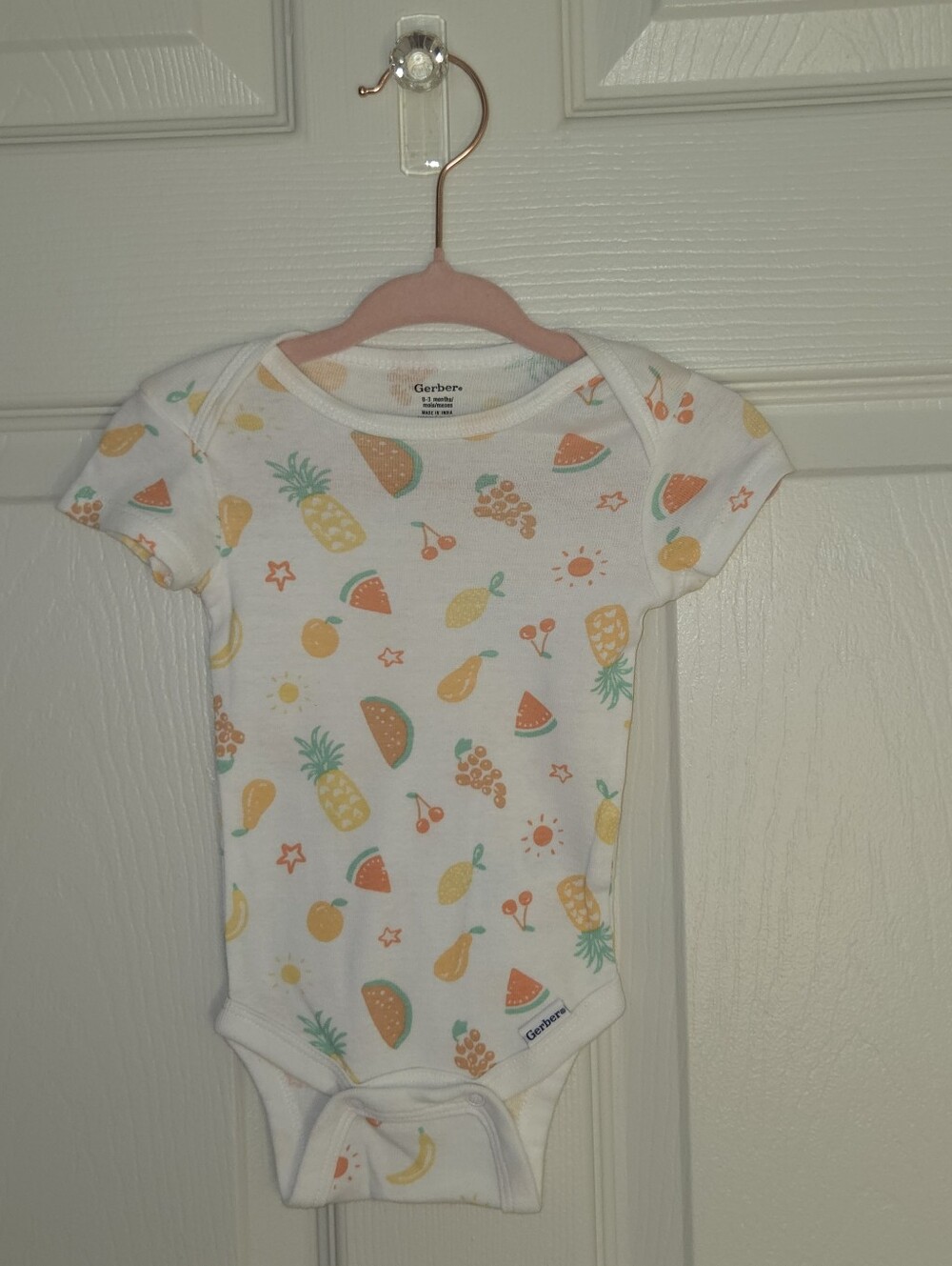 Gerber Baby 4-Piece Onesie Set | 0-3M 🌸🩷